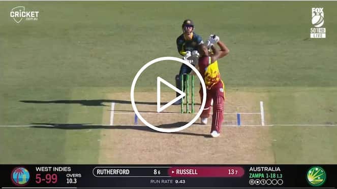 [Watch] Madman Andre Russell Slaughters Australia's Adam Zampa With Back-to-Back Sixes